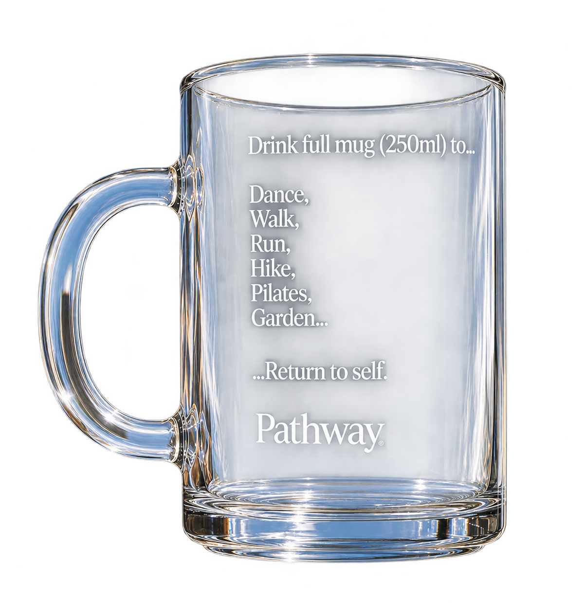 FREE Heat-Proof Glass Mug (250ml)